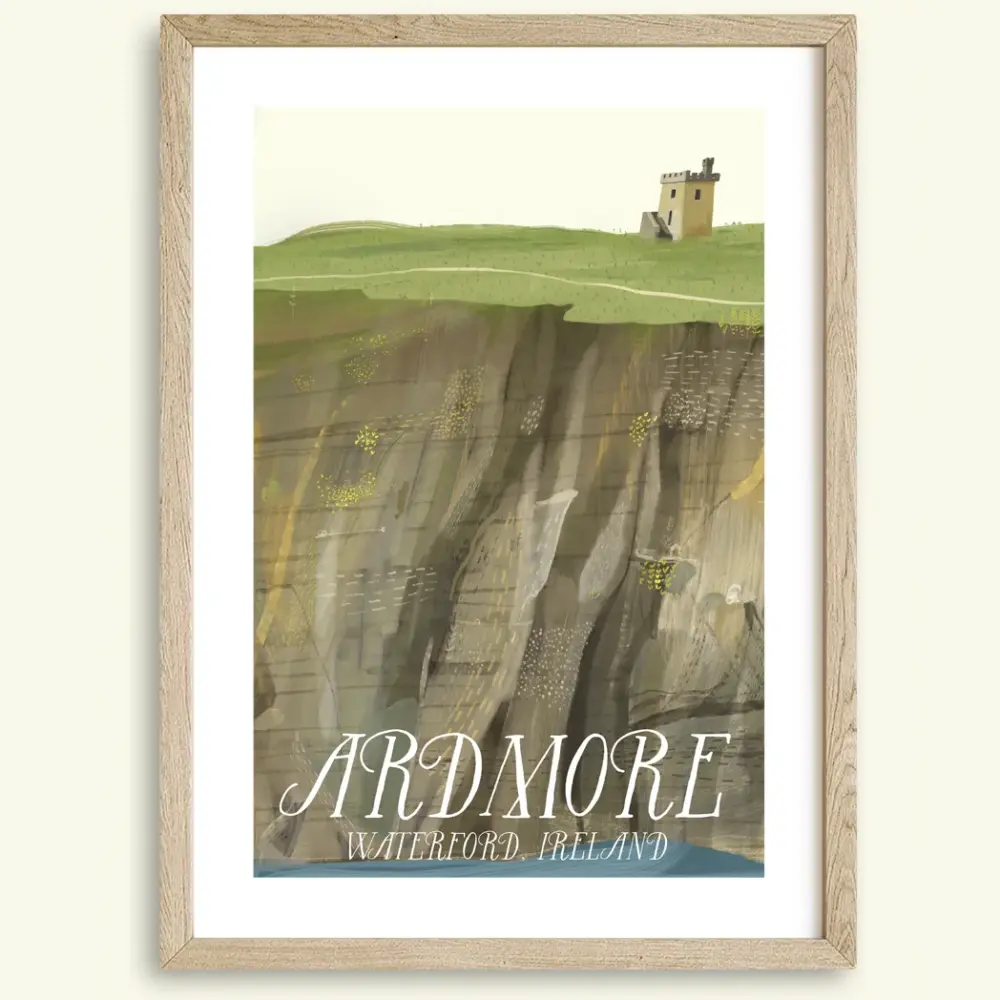 Ardmore, Waterford, Cliff House, Ireland, Irish Art, Print, Artist, Conor Langton