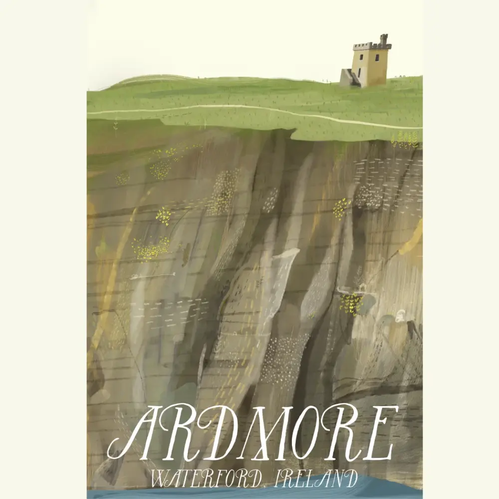 Ardmore, Waterford, Cliff House, Ireland, Irish Art, Print, Artist, Conor Langton