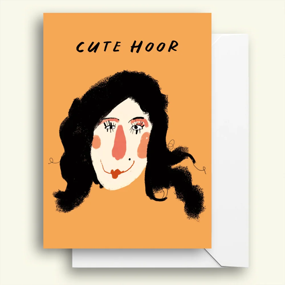 Cute Hoor, Valentine's Day Card, Made In Ireland, Irish Design