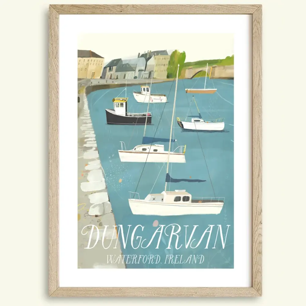 Dungarvan, Waterford, Cliff House, Ireland, Irish Art, Print, Artist, Conor Langton