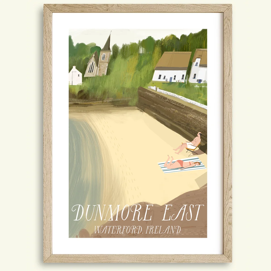 Dunmore East, Waterford, Beach, Ireland, Irish Art, Print, Artist, Conor Langton