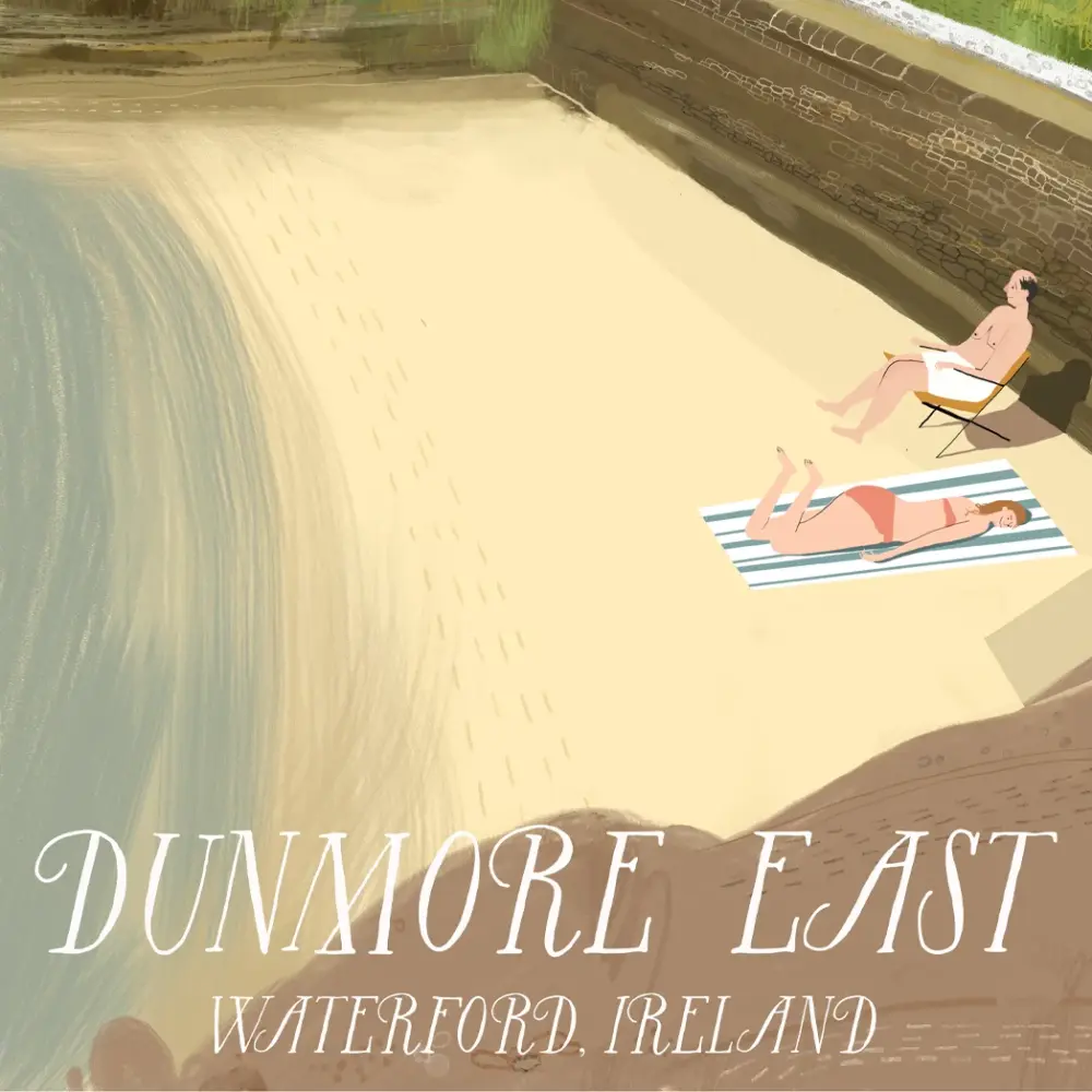 Dunmore East, Waterford, Beach, Ireland, Irish Art, Print, Artist, Conor Langton