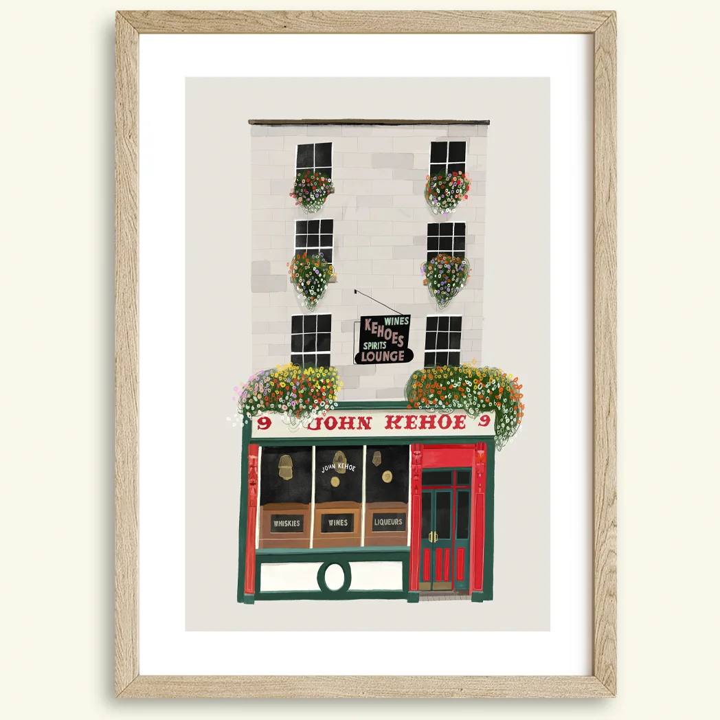 Kehoes, John Kehoe, Dublin, Pub, Guinness, Bar, Ireland, Irish Art, Print, Artist, Conor Langton