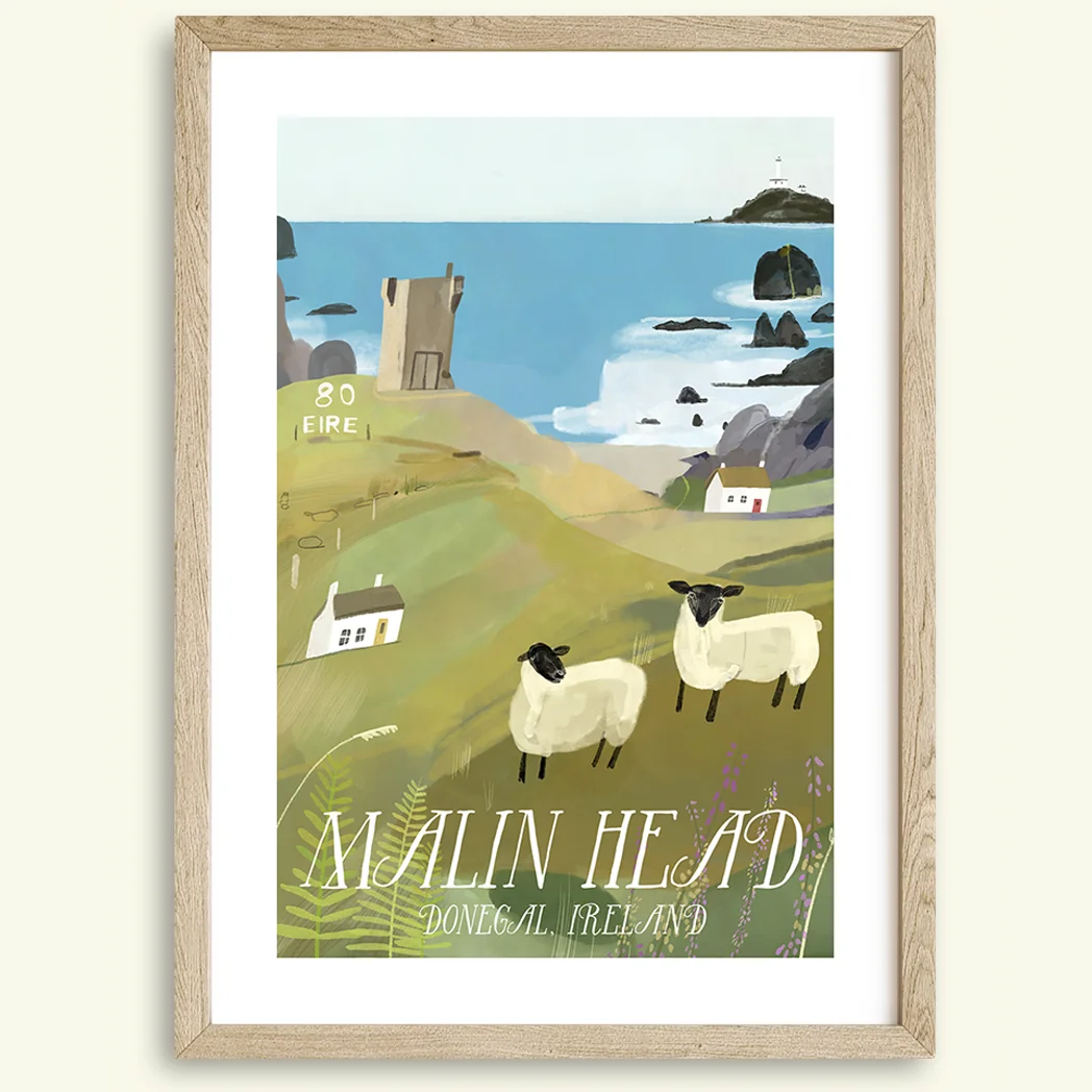 Malin Head, Donegal, Ireland, Irish Art, Landscapes of Ireland, Print, Artist, Conor Langton