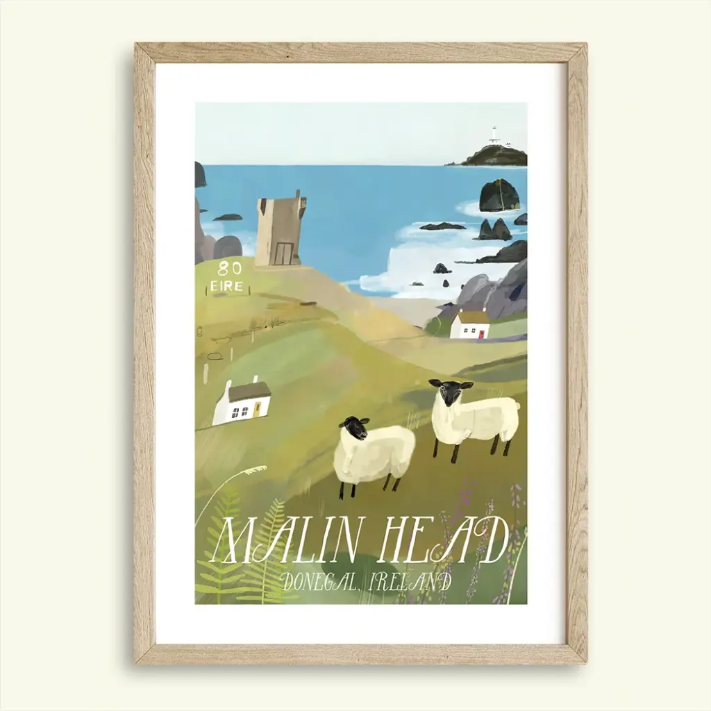 Malin Head, Donegal, Ireland, Irish Art, Landscapes of Ireland, Print, Artist