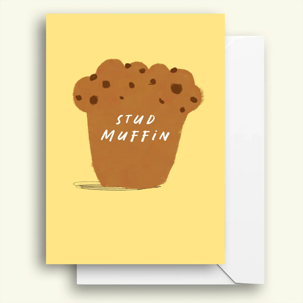 Stud Muffin, Valentine's Day Card, Made in Ireland, Irish Greeting Cards