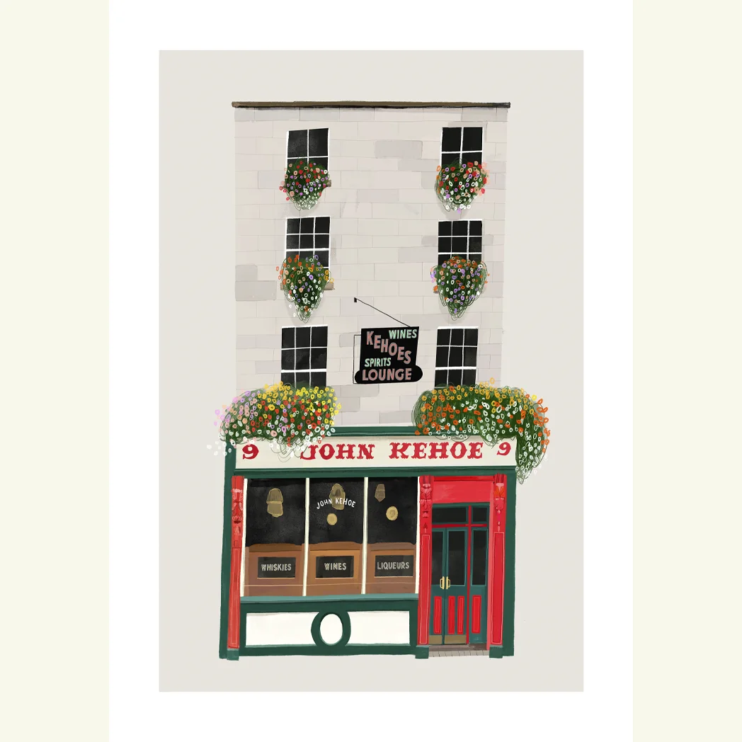 Conor Langton | Prints of Dublin Pubs, Irish Landscapes & Greeting Cards 6 Kehoes Pub, Dublin art print by Conor Langton