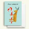 Pole Dancer, Christmas Card; Irish Design; Funny; Gild And Cage; Conor Langton; Folkster