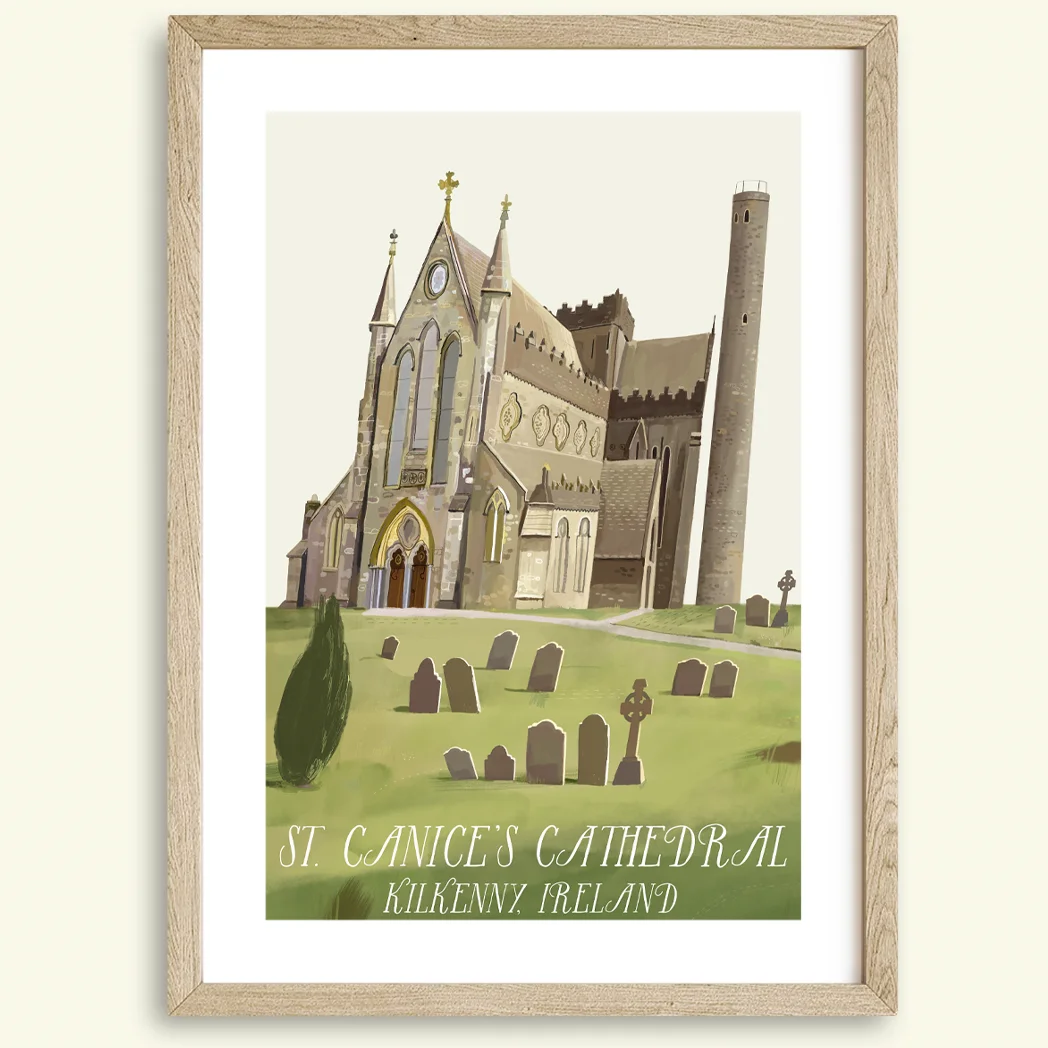 Saint Canice's Cathedral Kilkenny; Ireland; Art Print; Ireland's Ancient East; Conor Langton; Irish Art