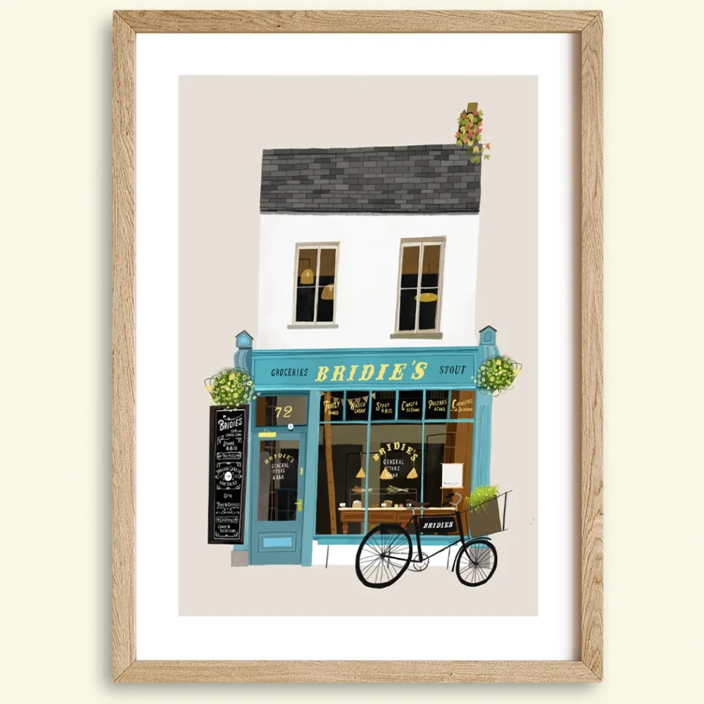 Bridie's Bar, Kilkenny; Langton House Hotel; Weddings, Ireland; Conor Langton; Irish Art; Landscapes of Ireland; Print; Artist