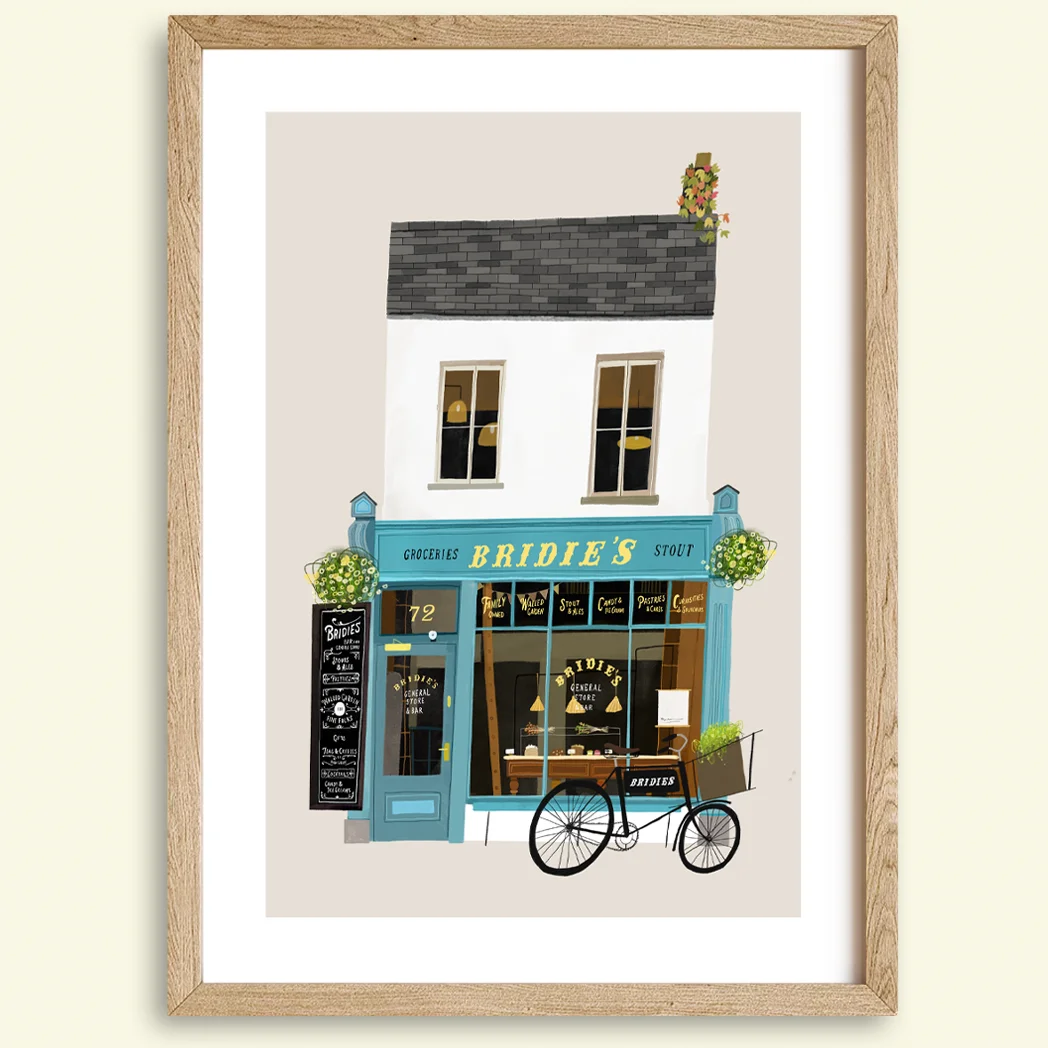 Bridie's Bar, Kilkenny; Langton House Hotel; Weddings, Ireland; Conor Langton; Irish Art; Landscapes of Ireland; Print; Artist