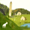 Glendalough, Wicklow, Sightseeing Tour, Ireland's Ancient East, Art, Print