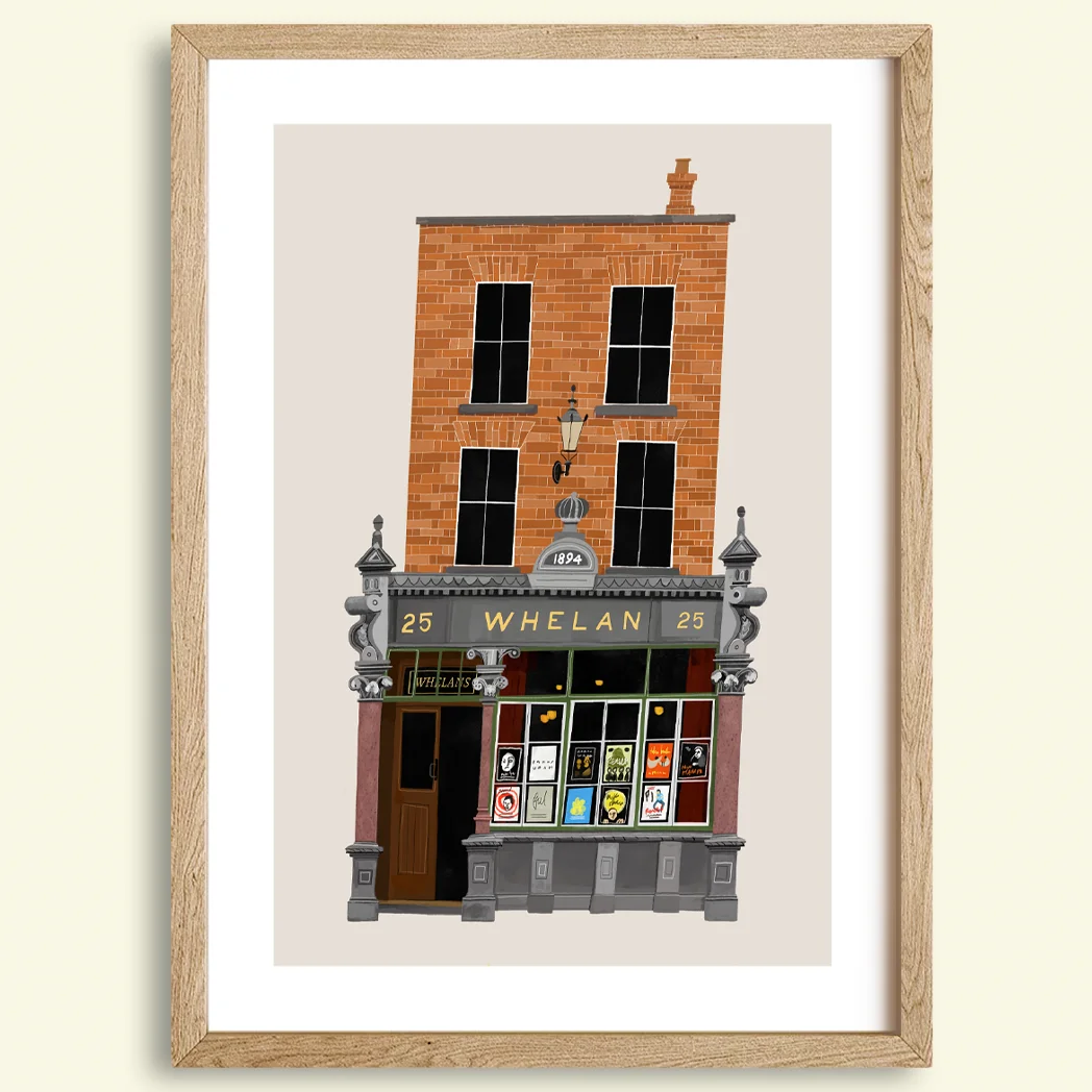 Whelans, Pub, Bar, Dublin, Wexford Street, Music Venue, Gigs, Ireland, Art Print, Conor Langton, Dublin Pubs, Guinness