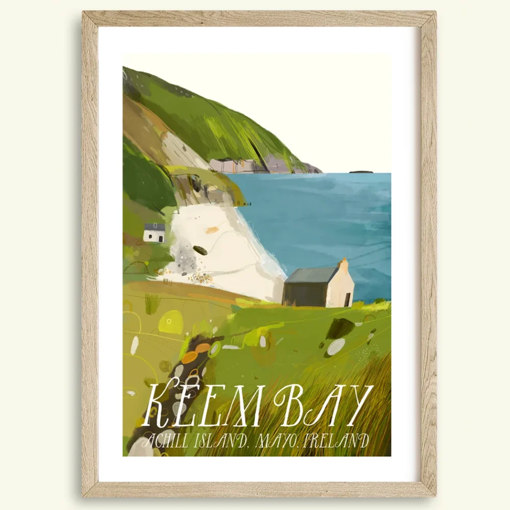 Keem Bay Achill Island Mayo Art Print