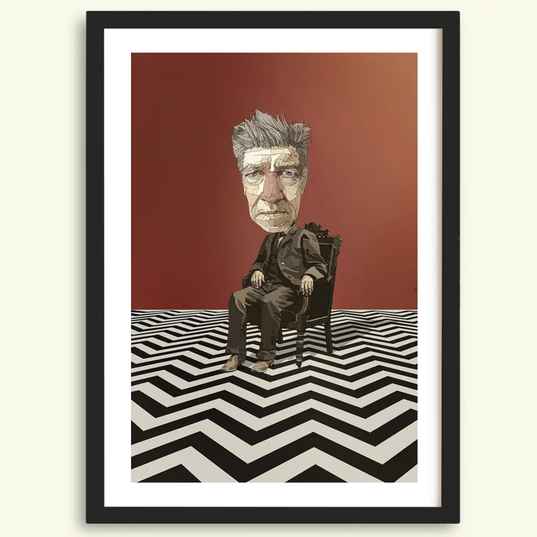 David Lynch, art, print, Twin Peaks, Conor Langton