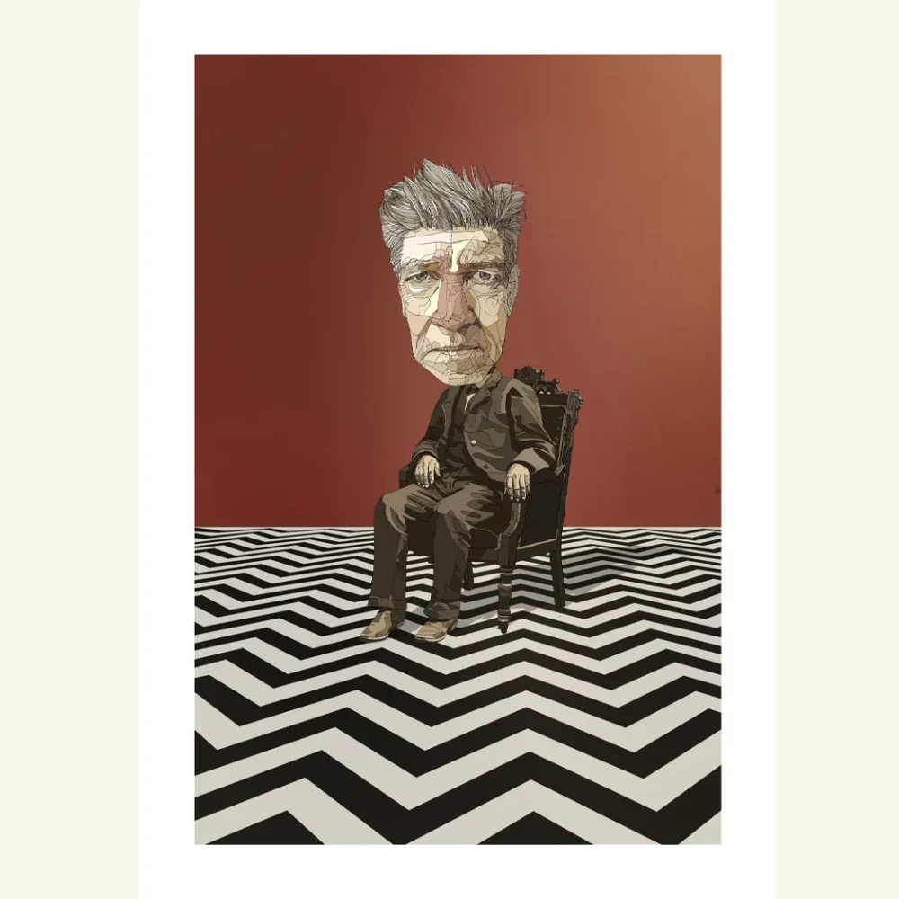 David Lynch, art, print, Twin Peaks, Conor Langton