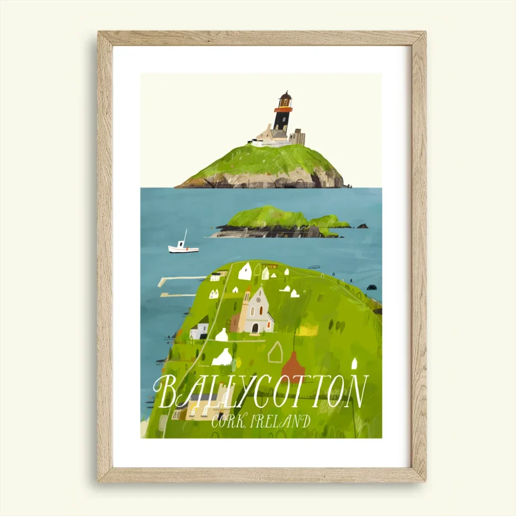 Landscapes of Ireland, Art Print, Irish Art, Ballycotton, Conor Langton, Framed Prints, Personalised Prints