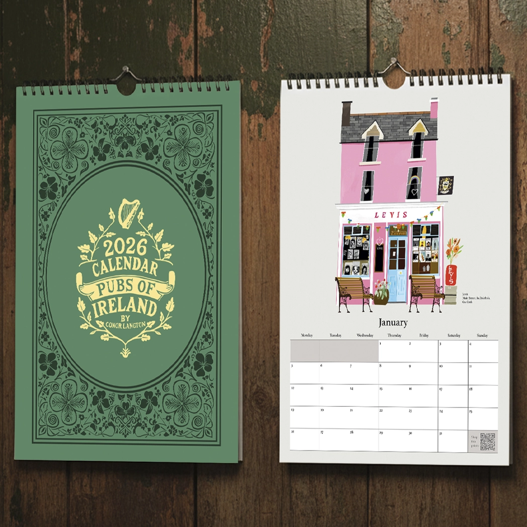 Pubs Of Ireland Calendar 2026 - A3 Size