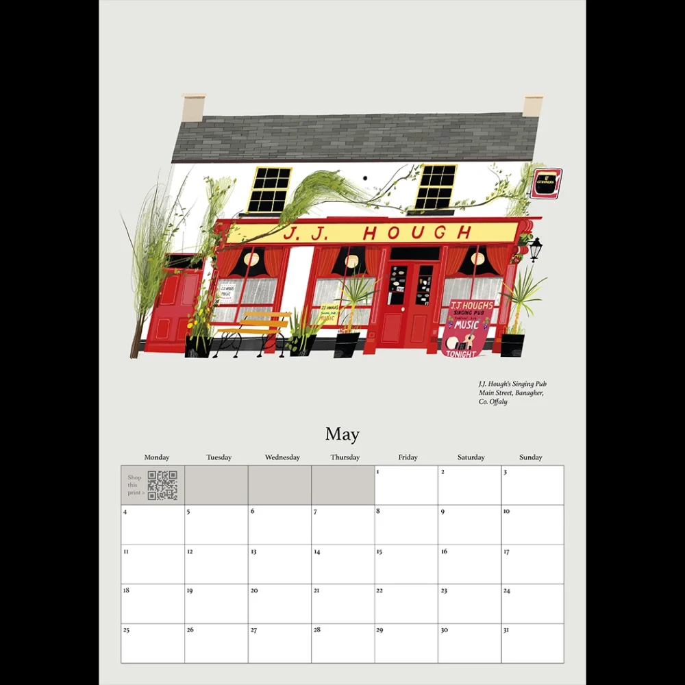 Pubs Of Ireland Calendar 2026 - A3 Size - Image 4